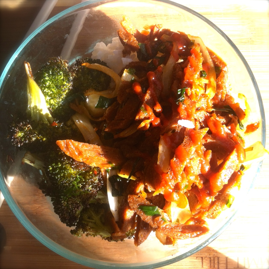 vegan miam’s gochujang marinade and blasted broccoli